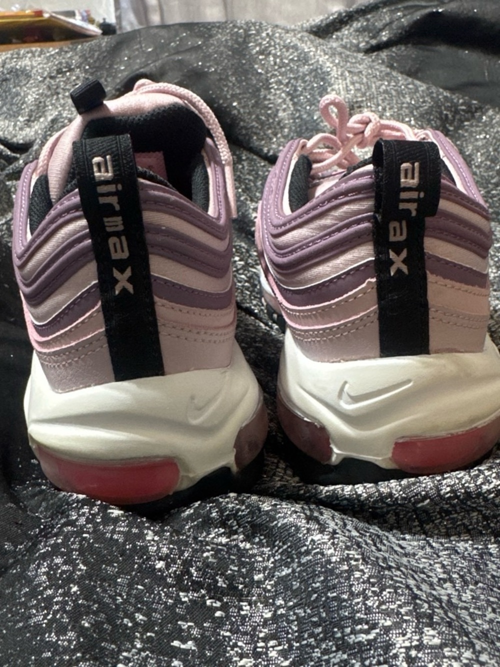 Nike Women's Pink & Purple Layered Air Max 97 Sneakers - Picture 4 of 5